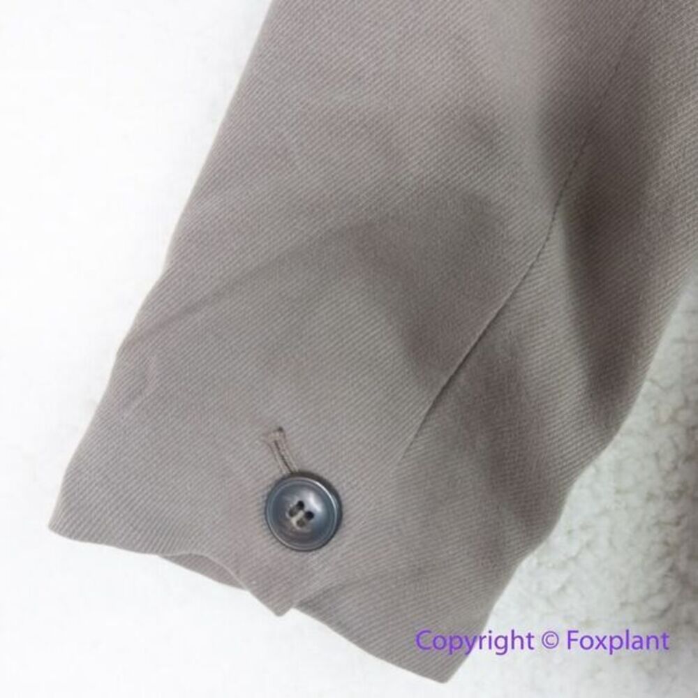 New! Madewell Drapeweave Caldwell Double Breasted Blaze‎ in taupe, size S - Picture 8 of 13